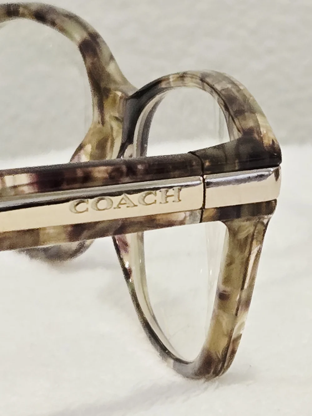 Coach tortoiseshell eyeglass